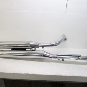 00 Yamaha XVS 1600 Roadstar Exhaust Muffler Head Pipes 4WM-14710-03-00 1999-2003