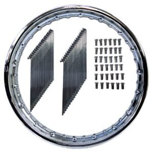 14" Rear Rim Wheel and Spokes fits Honda 1971-73 SL70 1974-76 XL70 1973-76 XR75