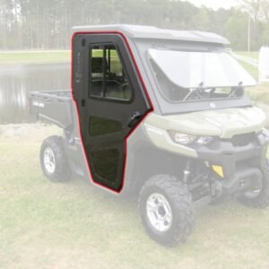 Fits Can Am 2016-24 Defender HD 5 7 8 9 10 Steel Doors Only for Cab Enclosure