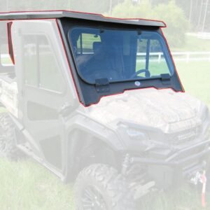 Steel Cab Enclosure NoDoor Front Rear Roof 22-24 for Honda Pioneer SXS1000 5Seat